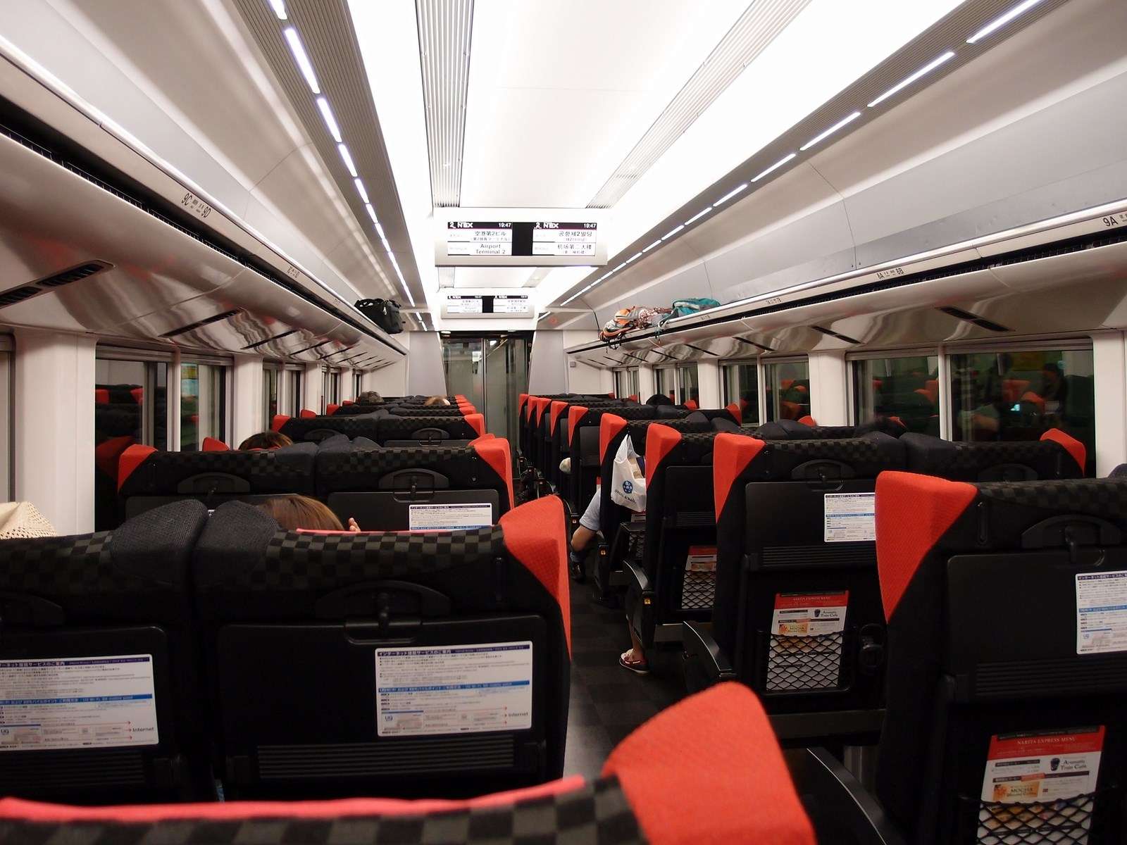 Narita Express Boarding and Travel Experience | Narita Express Carriages