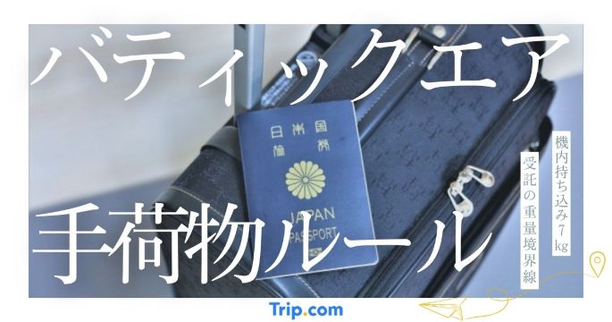 バティックエア 手荷物