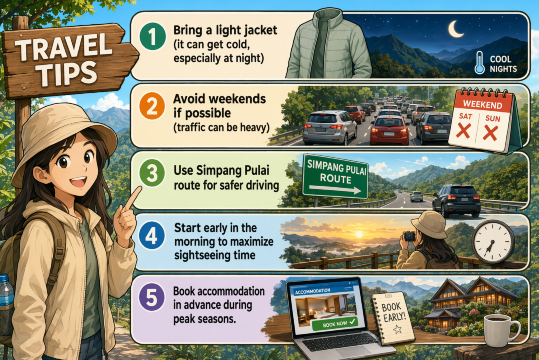tips of holiday in cameron