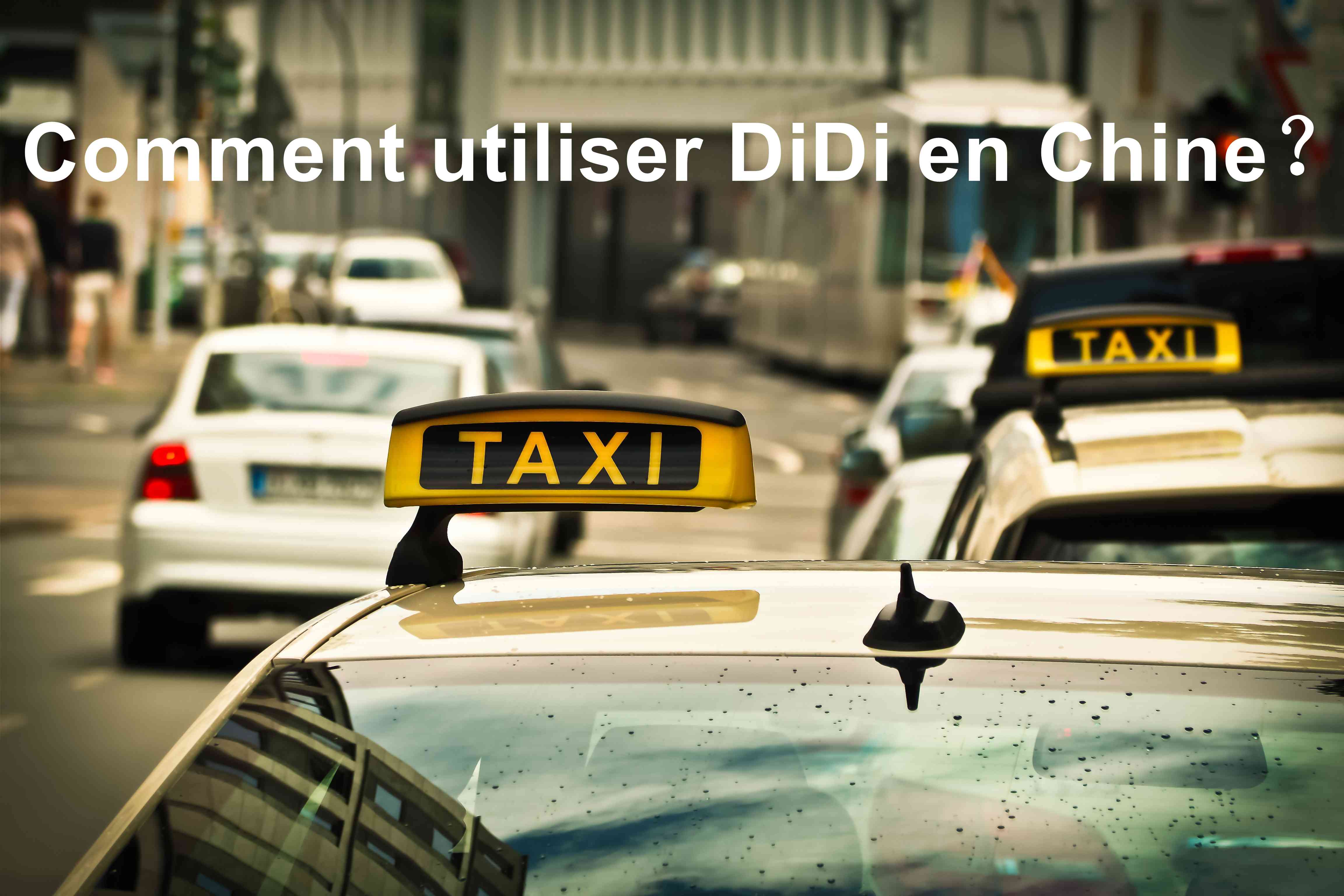 DiDi app taxi Chine