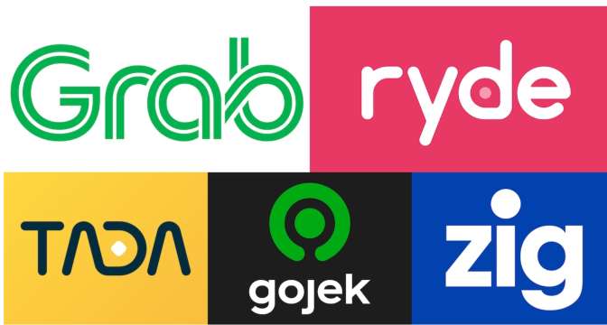 Choices of Singapore Taxi App
