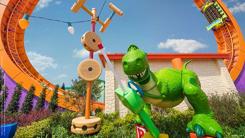 상하이 디즈니랜드 놀이기구 렉스 레이서