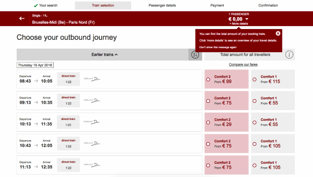 Harga Tiket Paris ke Amsterdam