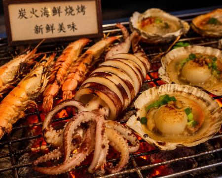烤海鲜拼盘