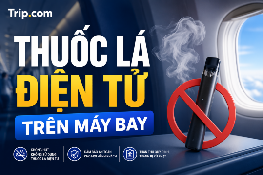 Quy Định Mới Nhất Về Mang Thuốc Lá Điện Tử Lên Máy Bay 2026 | Trip.com