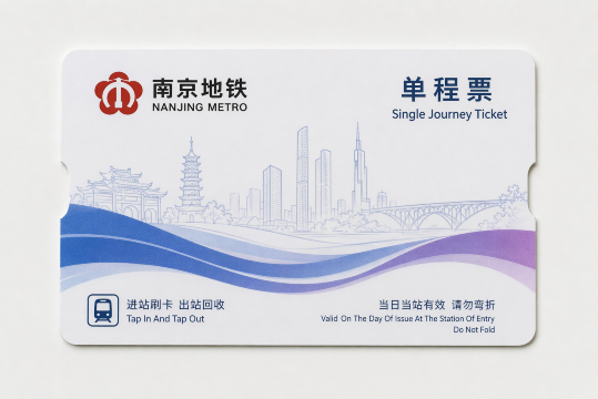 Nanjing Metro single ticktes