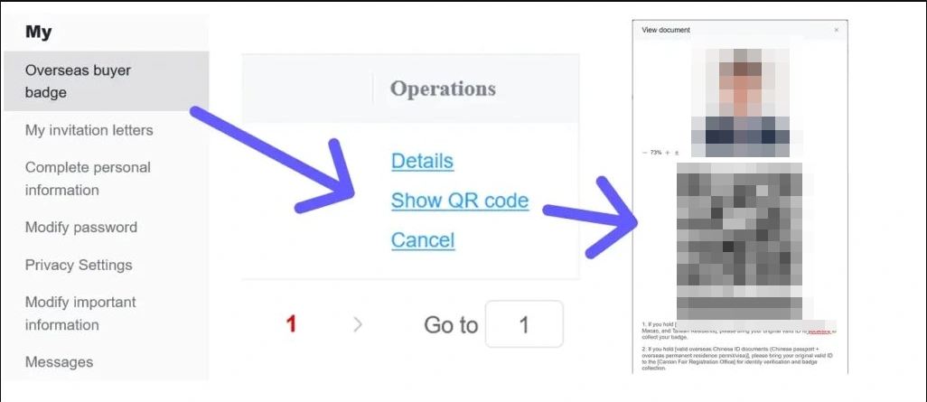 หน้าสมาชิกประจำพร้อมปุ่มแสดง QR Code และบัตรสมาชิกอิเล็กทรอนิกส์แบบไม่ระบุตัวตน