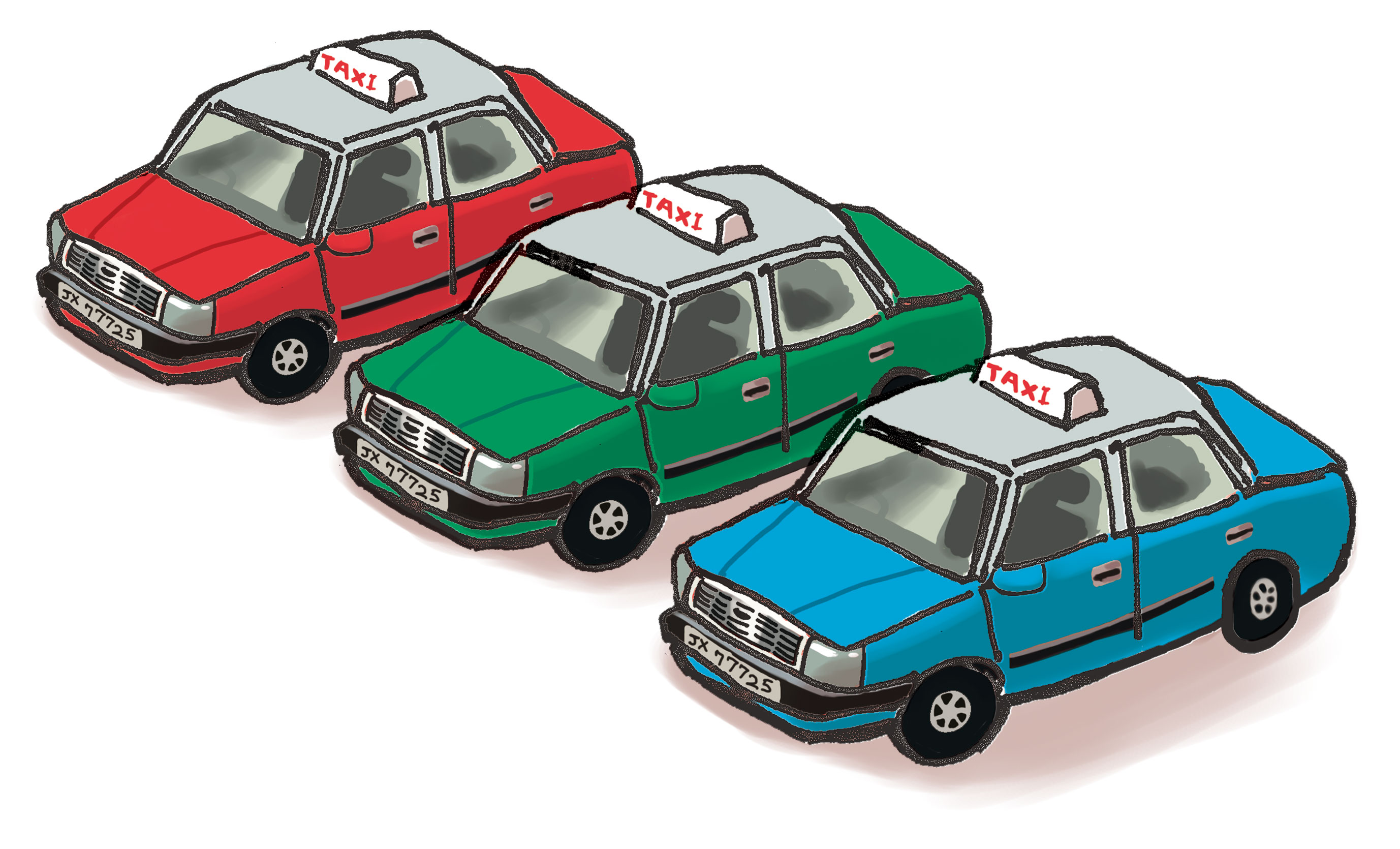 香港空港から市内へ｜タクシー