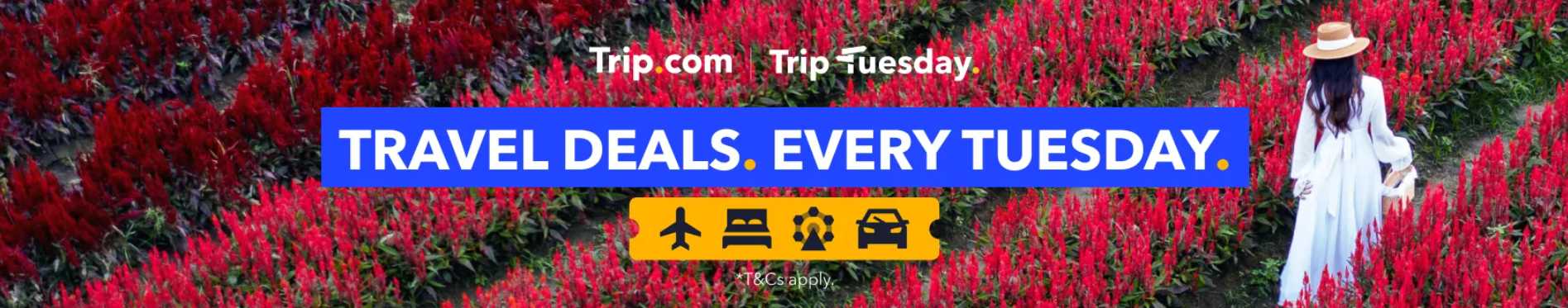 Trip.com TripTuesday Flash Sale