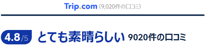 観光客のレビュー