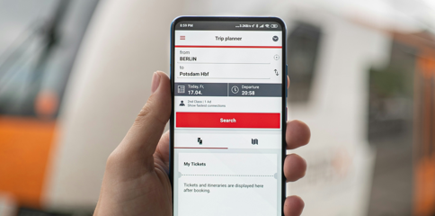 Zugreisen mit der digitalen BahnCard