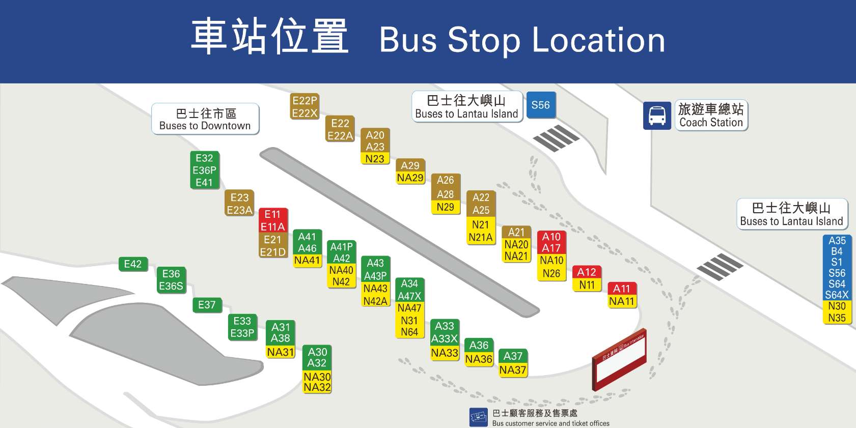 Bus Stop Location Map