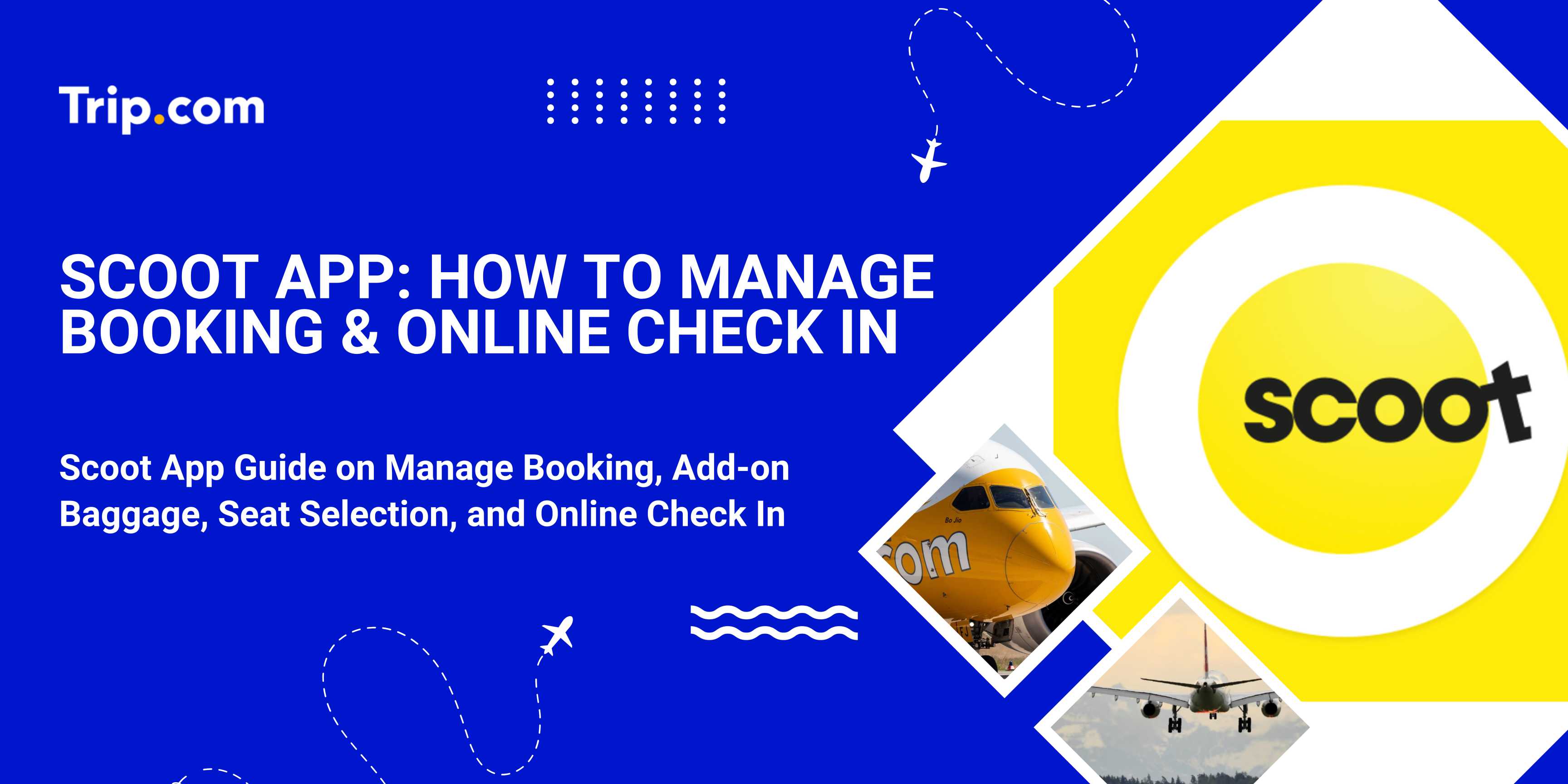 Scoot App: How to Manage Booking & Online Check In | Trip.com