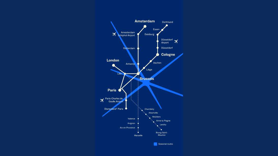 rute brussels-london