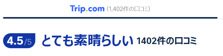 観光客のレビュー