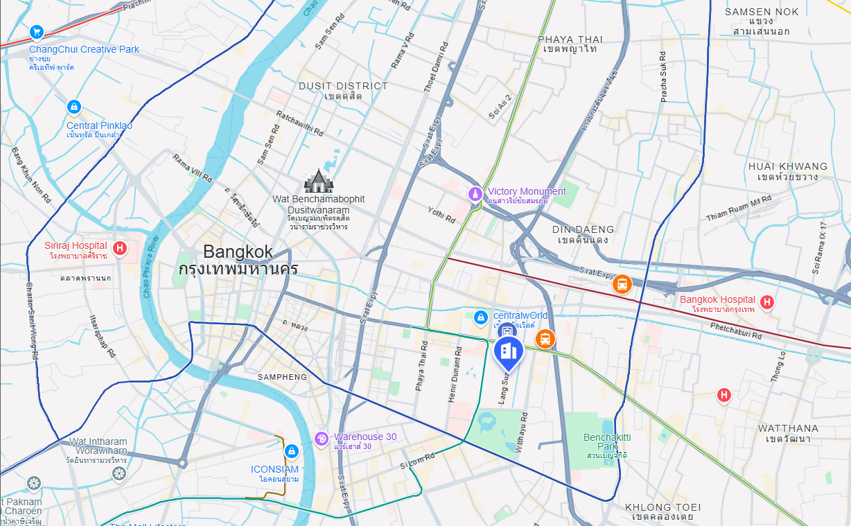 Bangkok Map