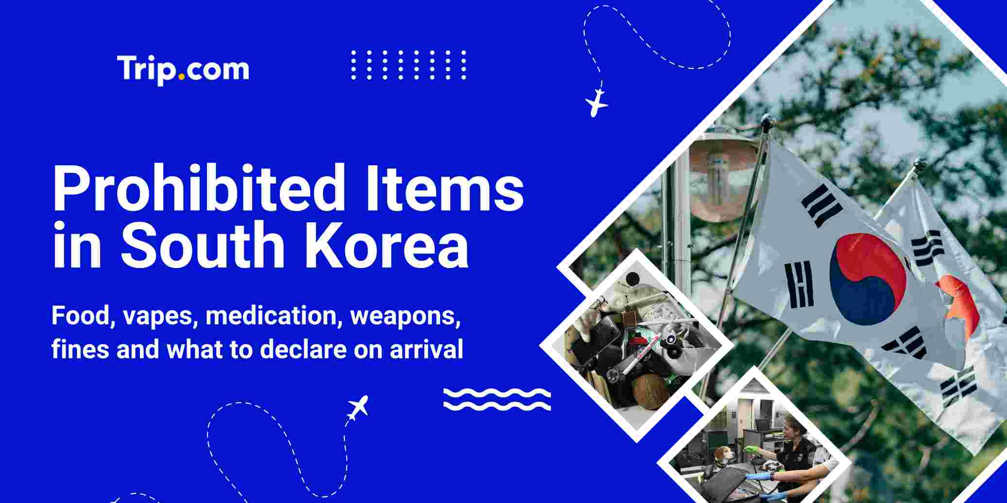 Prohibited items in South Korea