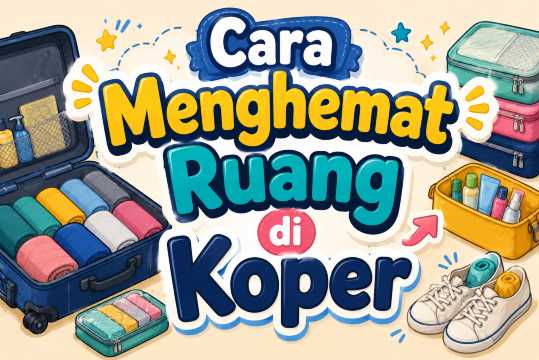 Cara Menghemat Ruang di Koper
