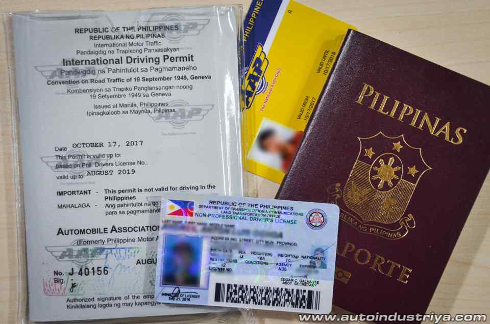 International driving permit Philippines
