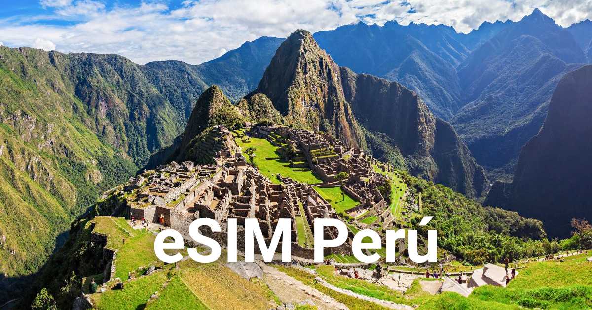 La mejor eSIM para Perú desde 1,90 €