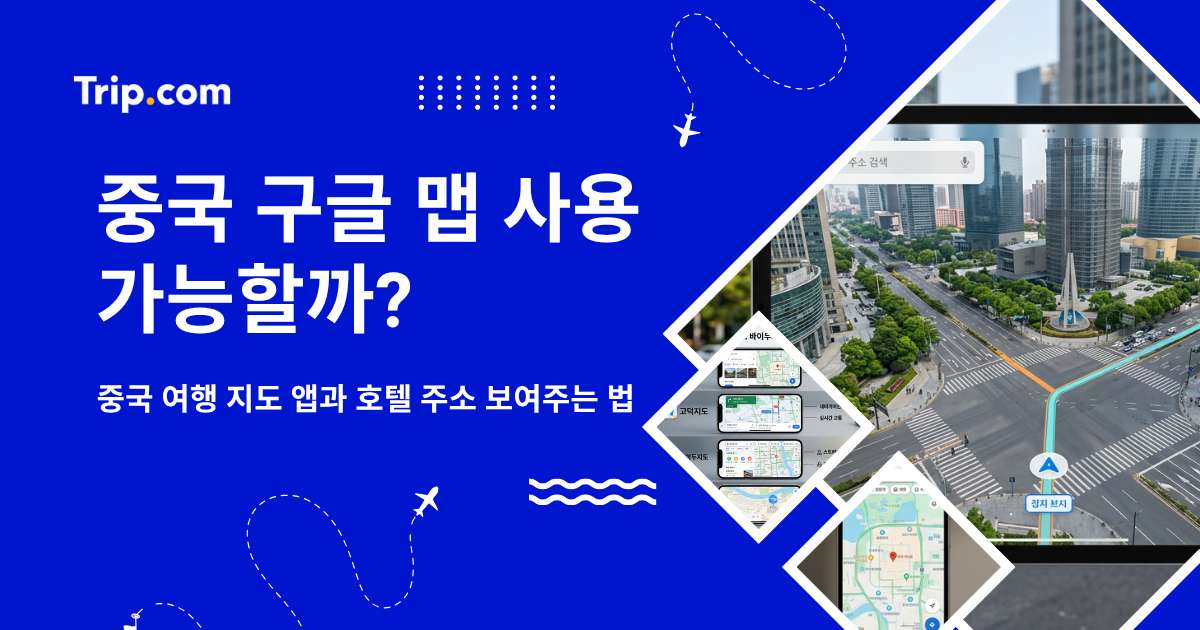 중국 구글 맵 사용
