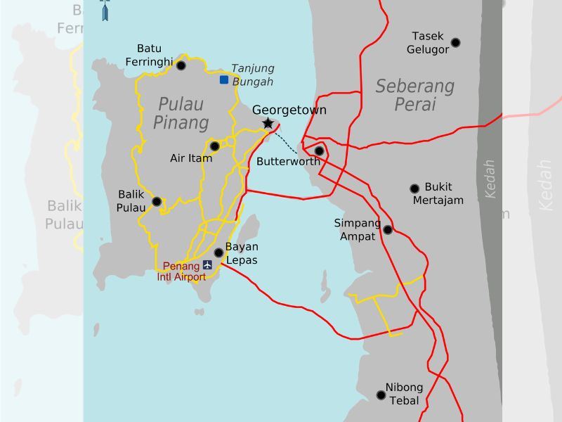 Penang Map