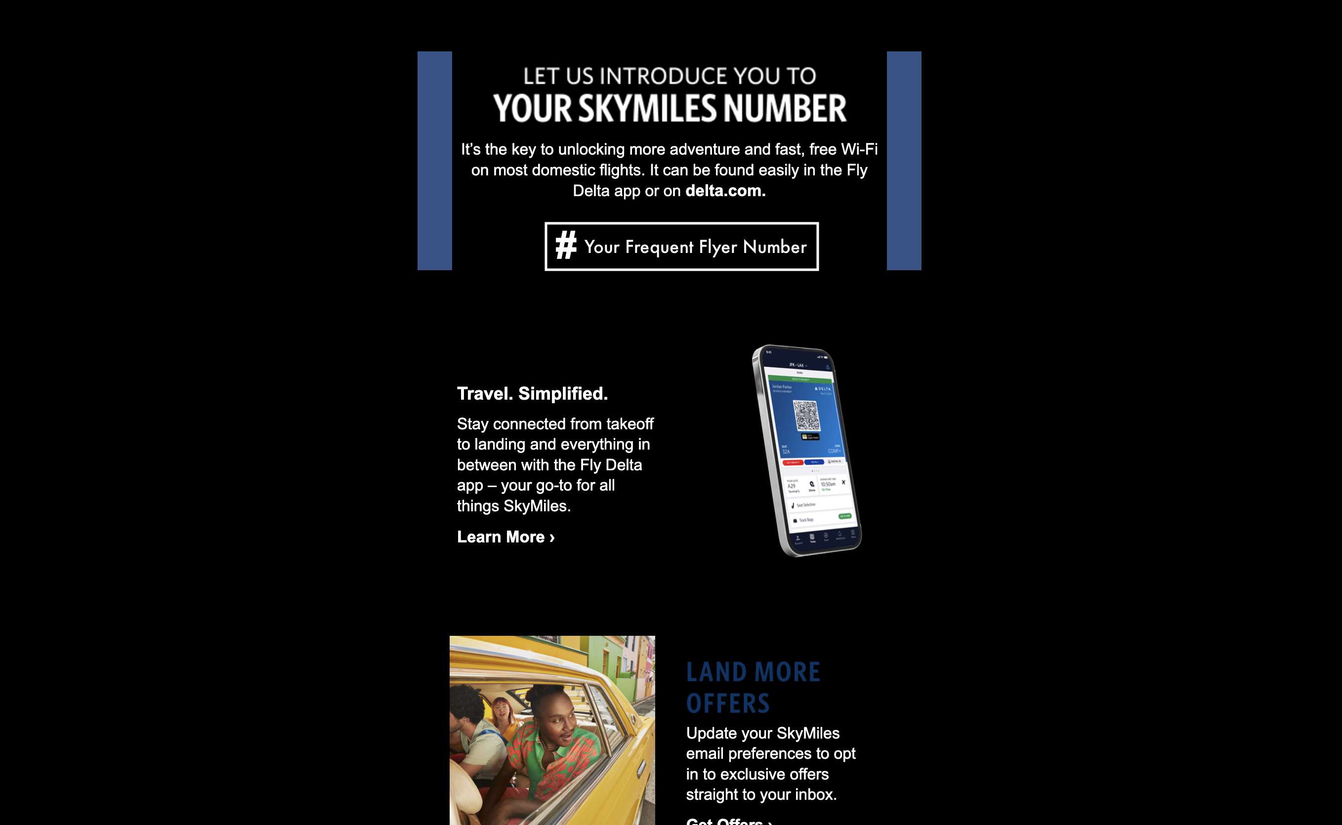 Delta Airlines Frequent Flyer Number