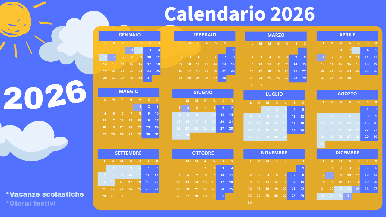 calendario 2026