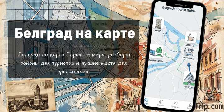 Белград на карте: районы, отели и транспорт | Trip.com