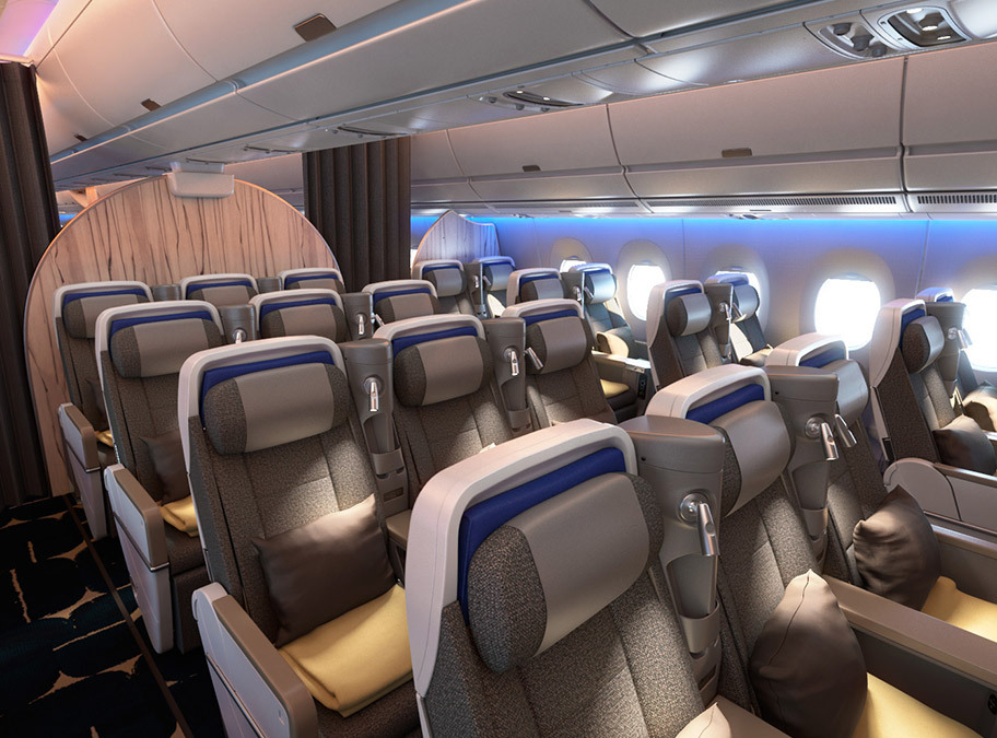China Airlines Premium Economy Cabin Layout