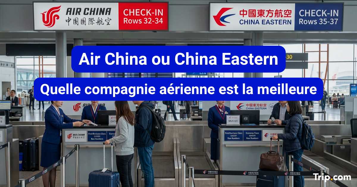 Air China ou China Eastern : quelle est la meilleure ?