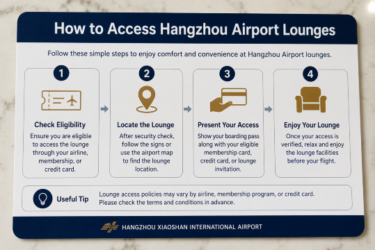 give me photo of Access Hangzhou Airport Lounges card