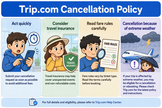 Trip.com Cancel Tips