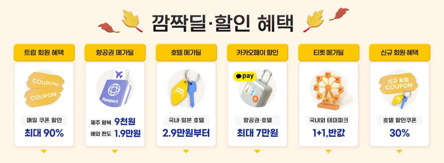 트립닷컴 할인 혜택