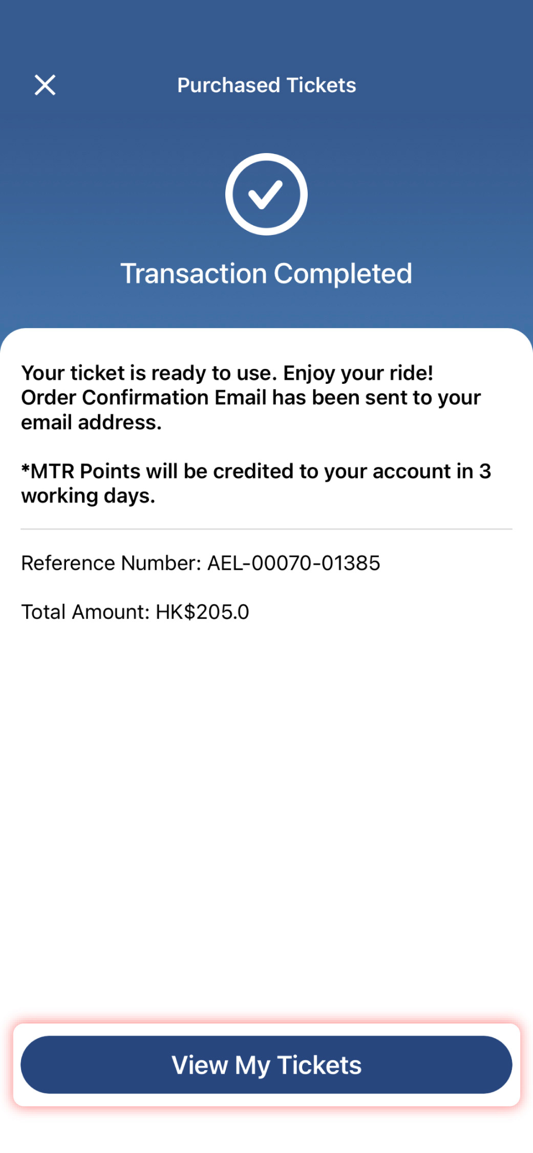 Buy Airport Express Group Ticket Step 7