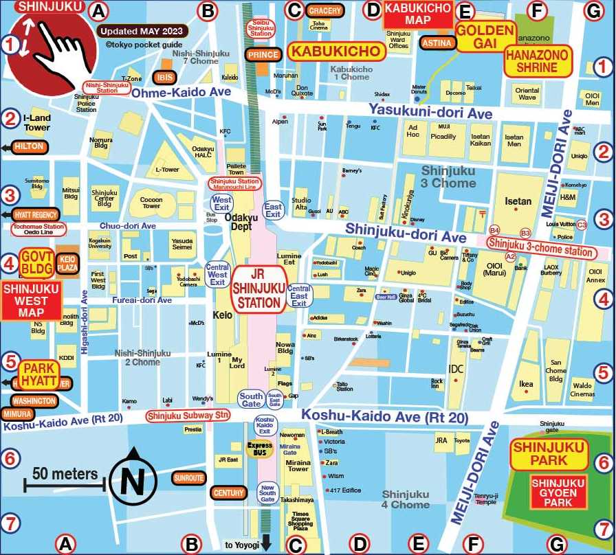 Shinjuku Map