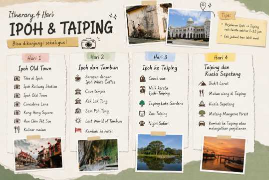 Bisa Tidak Mengunjungi Ipoh dan Taiping Sekaligus?