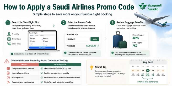 Saudi Airlines Discount Codes
