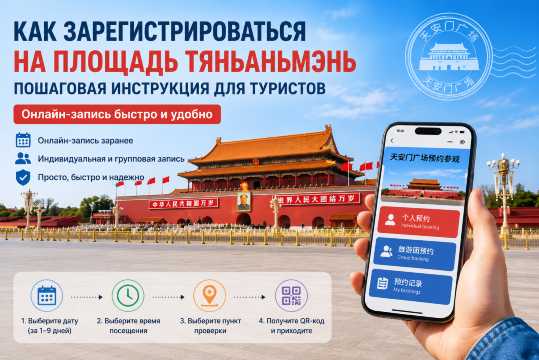 Как зарегистрироваться на площадь Тяньаньмэнь в 2026 | Trip.com