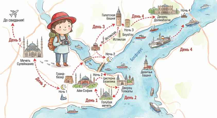 Тур в Стамбул на 5 дней: Пошаговая инструкция | Trip.com