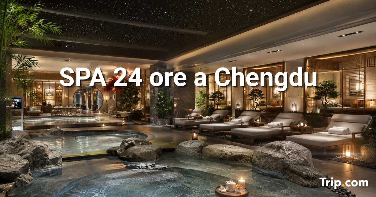 Spa 24 ore a Chengdu: migliori terme e centri benessere