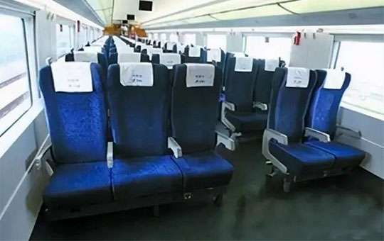 China High-Speed Train Seat Interiors (By Class)