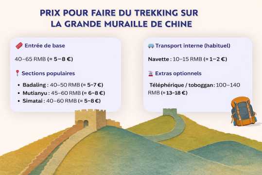prix pour grande muraille chine