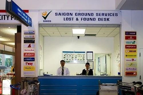 จุดบริการสัมภาระสูญหายที่สนามบินโฮจิมินห์