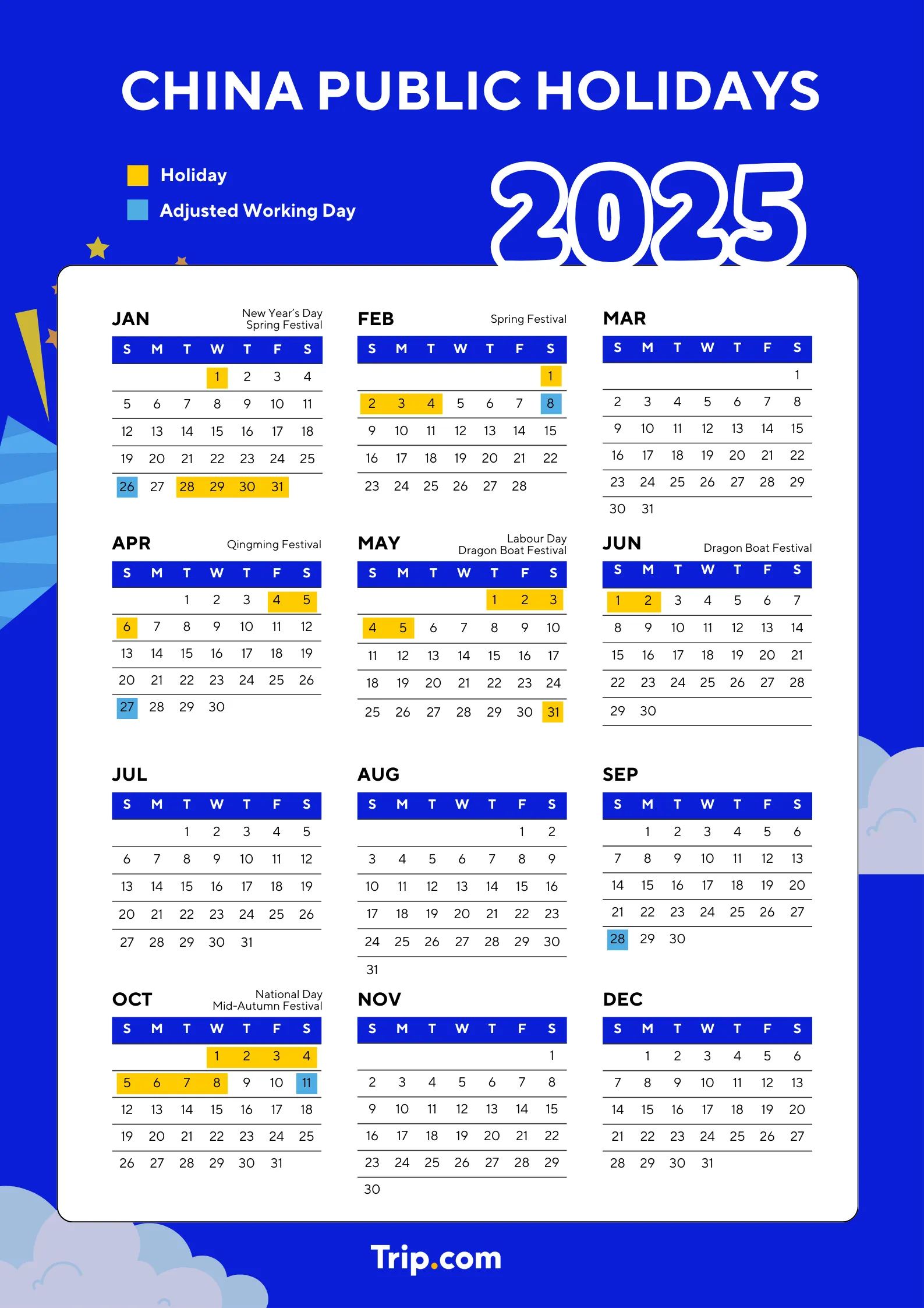 Chi Tiết Các Ngày Lễ Trung Quốc 2025