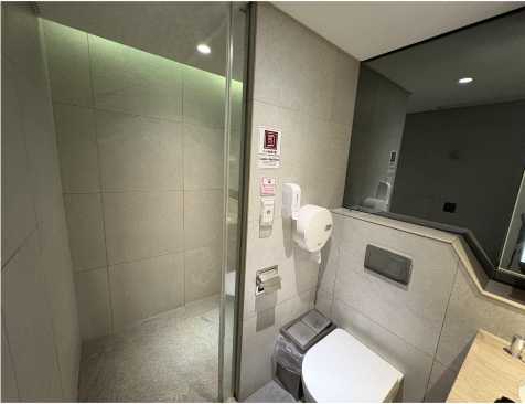 Taipei Airport Shower