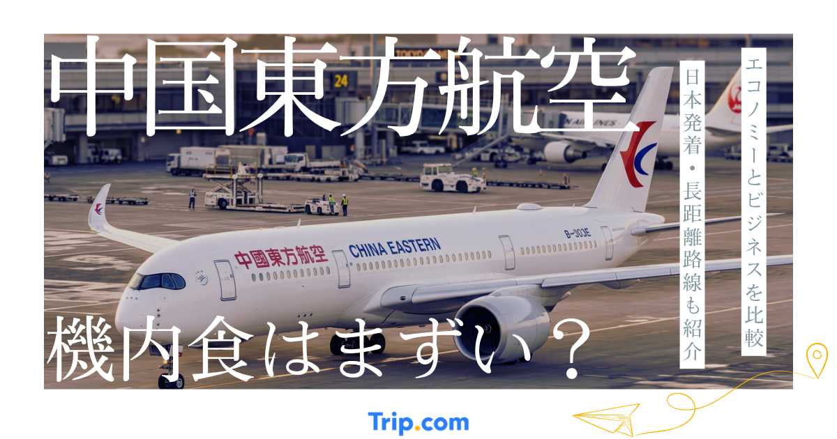 中国東方航空の機内食はまずい？エコノミー・ビジネス・路線別メニューを徹底解説