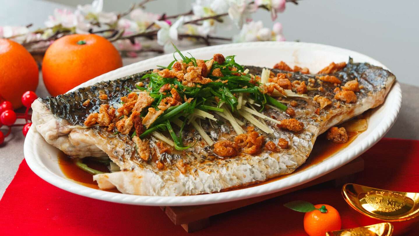 Halal Steamed Fish with Ginger and Soy