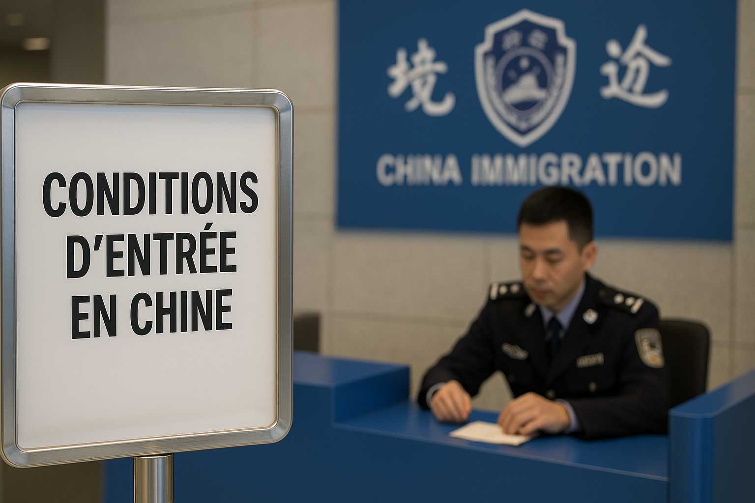 Conditions d'entrée en Chine