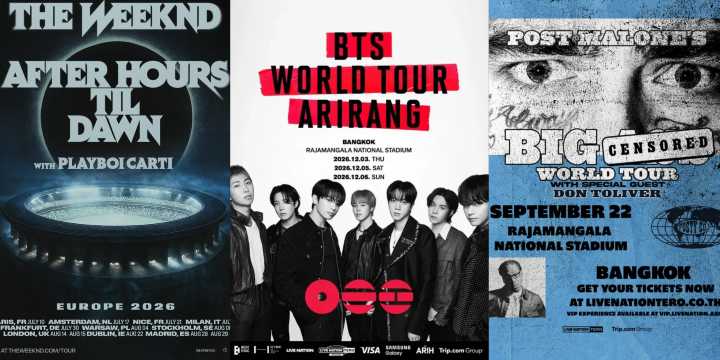 Concerts in Bangkok 2026 – Live Music & Upcoming Shows